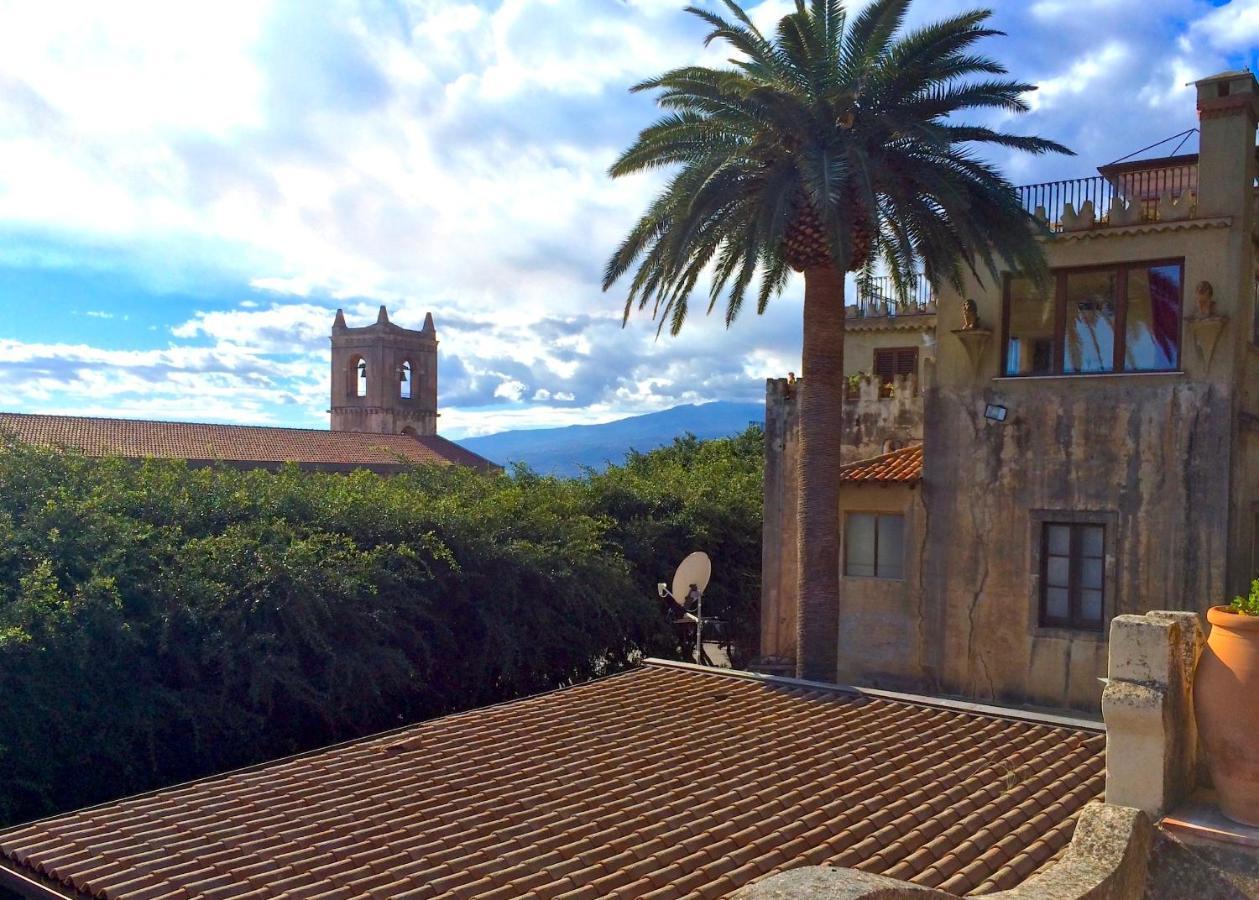 Villa Mimosa Taormina Rooftop Terrace Exterior foto