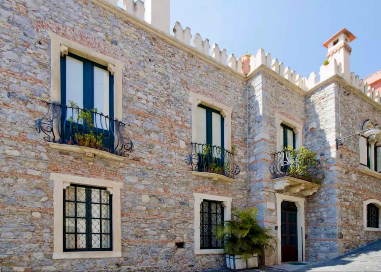 Villa Mimosa Taormina Rooftop Terrace Exterior foto